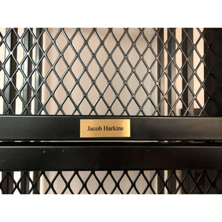 Case & Crate Lock & Label Package (freestanding metal wine...