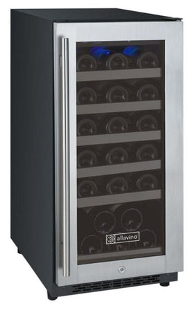Allavino 15" Wide FlexCount II Tru-Vino 30 Bottle Single Zone Right Hinge Wine Refrigerator VSWR30-1SR20