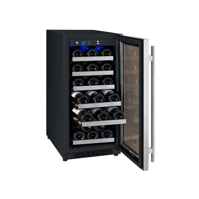 Allavino 15" Wide FlexCount II Tru-Vino 30 Bottle Single Zone Right Hinge Wine Refrigerator VSWR30-1SR20