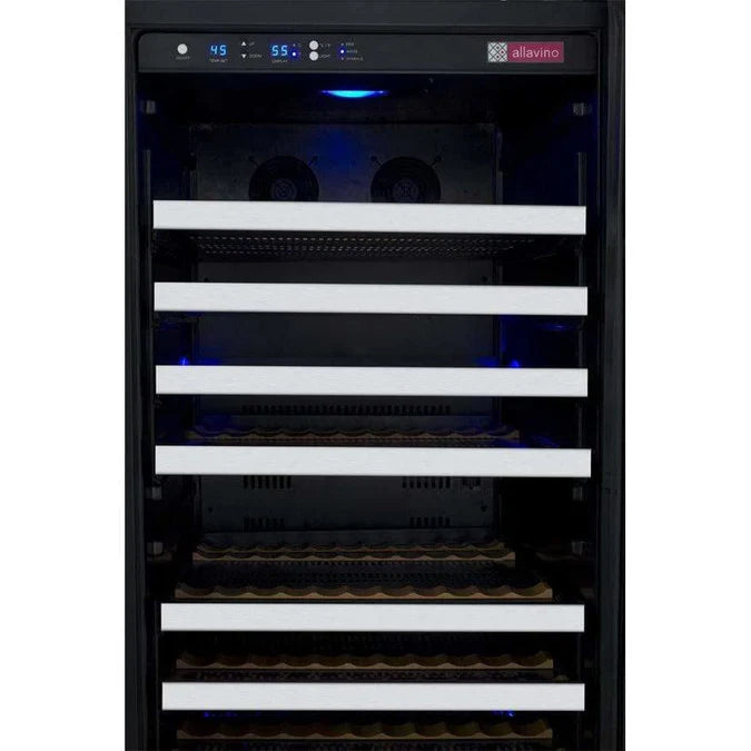 Allavino FlexCount 128 Bottle Single Zone Left Hinge Wine Fridge VSWR128-1SSLN