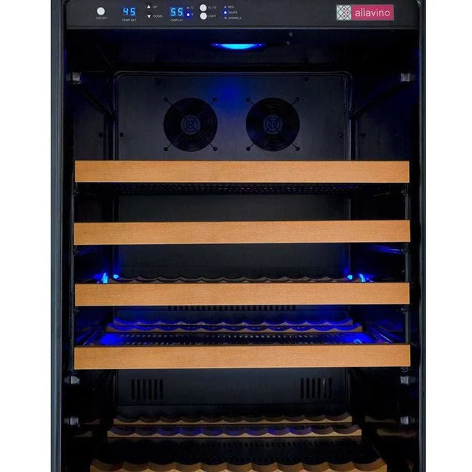 Allavino FlexCount 177 Bottle Black Door Right Hinge Wine Fridge VSWR177-1BWRN