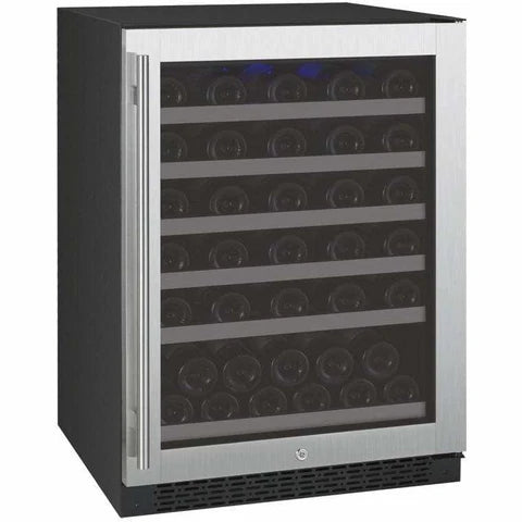 Allavino FlexCount 56 Bottle Dual Zone Stainless Door Right Hinge Wine Fridge VSWR56-2SSRN