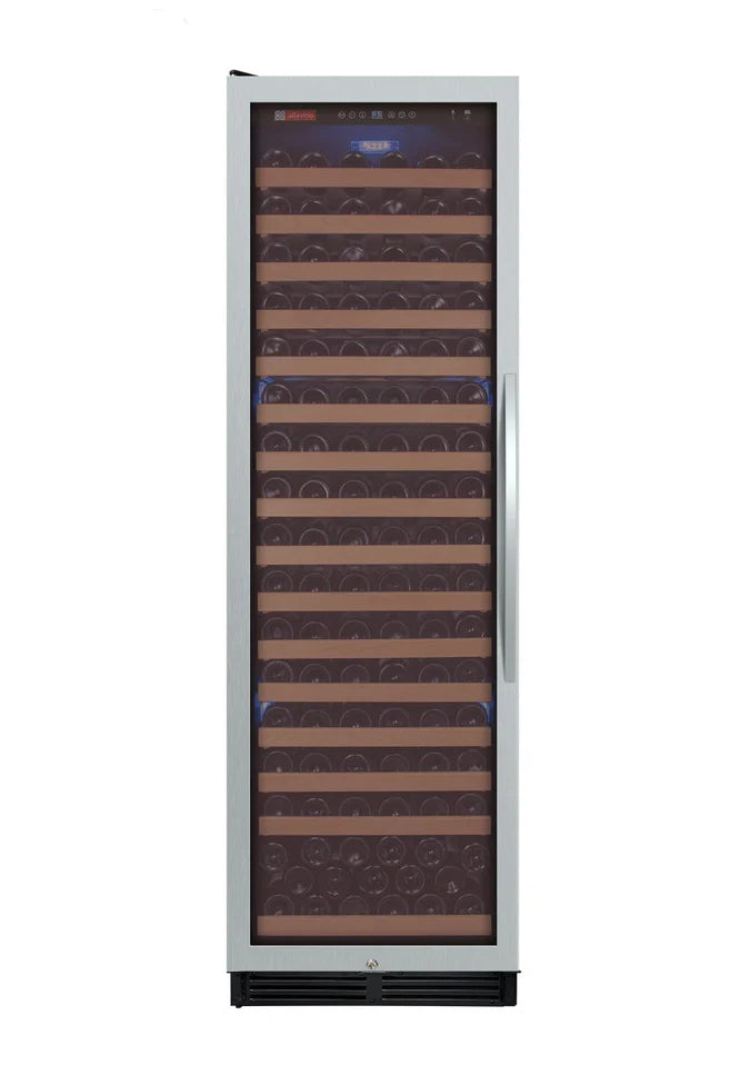 Allavino FlexCount Classic II Tru-Vino 174 Bottle Single Zone Stainless Steel Left Hinge Wine Fridge YHWR174-1SL20