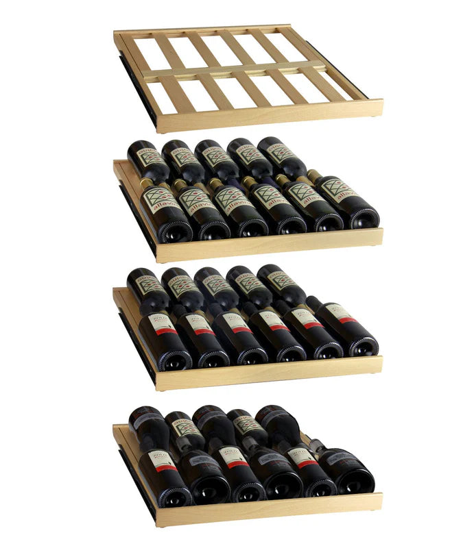 Allavino FlexCount Classic II Tru-Vino 174 Bottle Single Zone Stainless Steel Left Hinge Wine Fridge YHWR174-1SL20