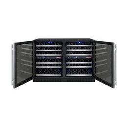 Allavino FlexCount II Tru-Vino 112 Bottle Three Zone Black Wine Refrigerator 3Z-VSWR5656-B20