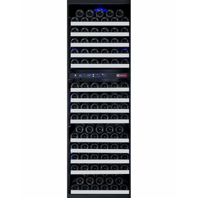 Allavino FlexCount II Tru-Vino 172 Bottle Dual Zone Stainless Steel Right Hinge Wine Fridge VSWR172-2SR20