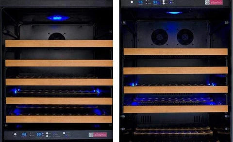 Allavino FlexCount II Tru-Vino 349 Bottle Three Zone Black Wine Refrigerator 3Z-VSWR7772-B20