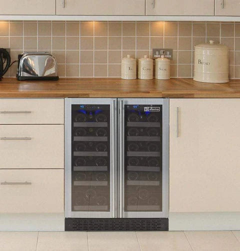 Allavino FlexCount II Tru-Vino 36 Bottle Dual Zone Stainless Steel Wine Refrigerator VSWR36-2SF20