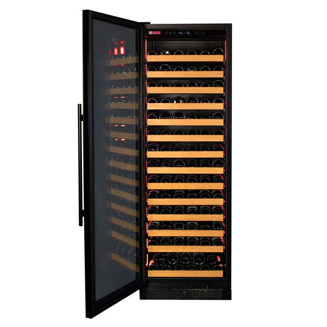 Allavino Reserva 163 Bottle Black Metal Frame Wine Cooler VSW16371S-1BGL