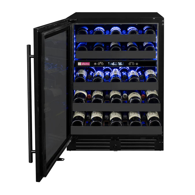 Allavino Reserva 50 Bottle Dual Zone Left Hinge Wine Refrigerator BDW5034D-2BSL