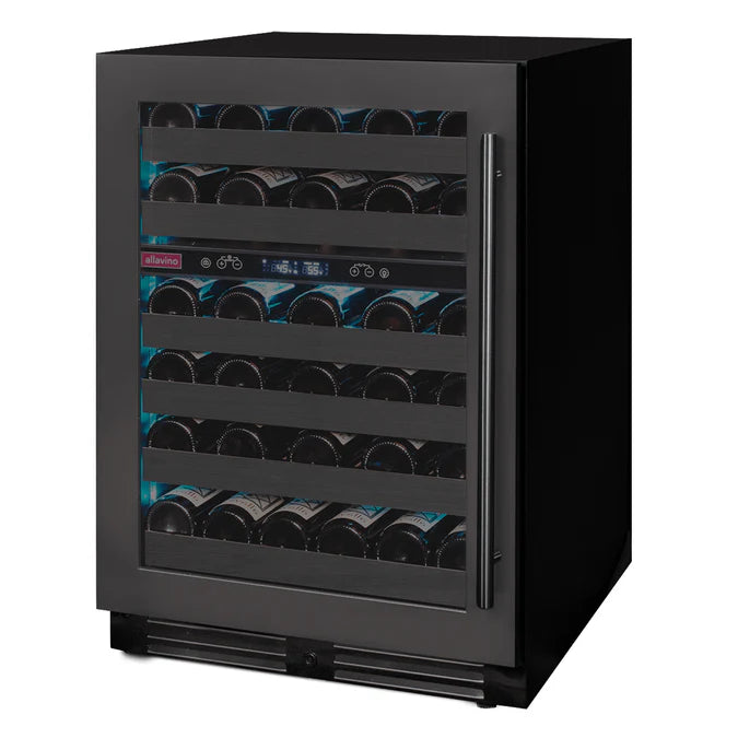 Allavino Reserva 50 Bottle Dual Zone Left Hinge Wine Refrigerator BDW5034D-2BSL