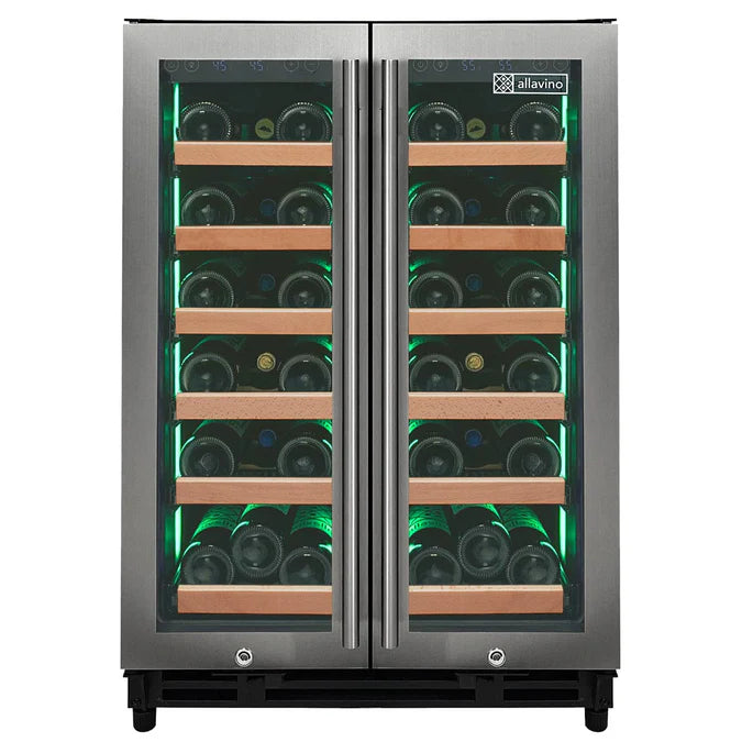Allavino Reserva Series 36 Bottle Dual Zone Wine Refrigerator VSW3634FD-2S