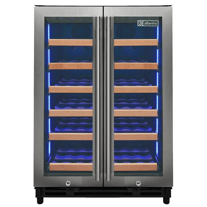 Allavino Reserva Series 36 Bottle Dual Zone Wine Refrigerator VSW3634FD-2S