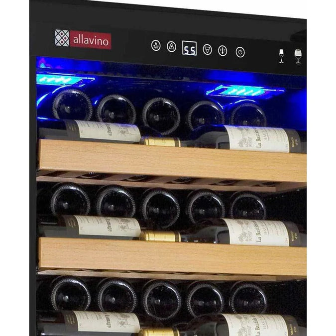 Allavino Vite II Tru-Vino 99 Bottle Black Right Hinge Wine Fridge YHWR115-1BR20