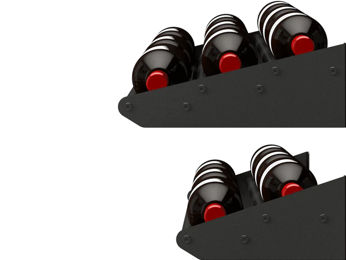 Ultra Wine Racks Cascading Rows