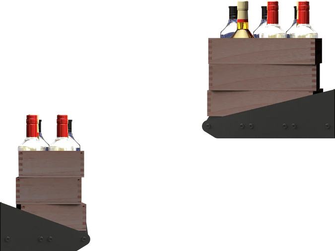 Ultra Wine Racks Showcase Shelf