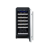 Allavino 15" Wide FlexCount II Tru-Vino 30 Bottle Single Zone Right Hinge Wine Refrigerator VSWR30-1SR20