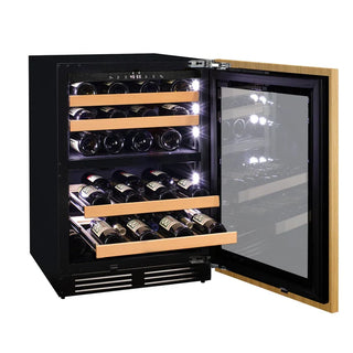 Allavino 24 inch Dual Zone Panel Ready Wine Coolers VCWR-24PRD-2R