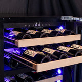 Allavino 24 inch Dual Zone Panel Ready Wine Coolers VCWR-24PRD-2R