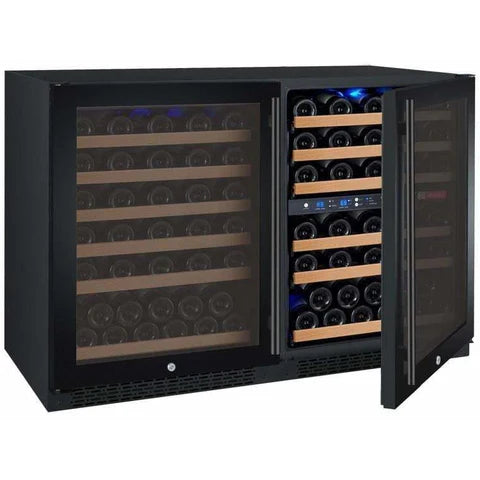Allavino FlexCount 112 Bottle Three Zone Black Wine Fridge 3Z-VSWR5656-BWT