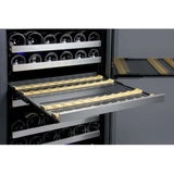 Allavino FlexCount 121 Bottle Dual Zone Left Hinge Wine Fridge VSWR121-2SSLN