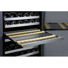 Allavino FlexCount 121 Bottle Dual Zone Left Hinge Wine Fridge VSWR121-2SSLN
