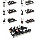 Allavino FlexCount 128 Bottle Single Zone Left Hinge Wine Fridge VSWR128-1SSLN