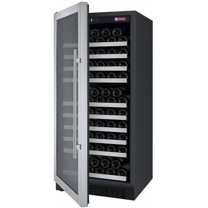 Allavino FlexCount 128 Bottle Single Zone Left Hinge Wine Fridge VSWR128-1SSLN