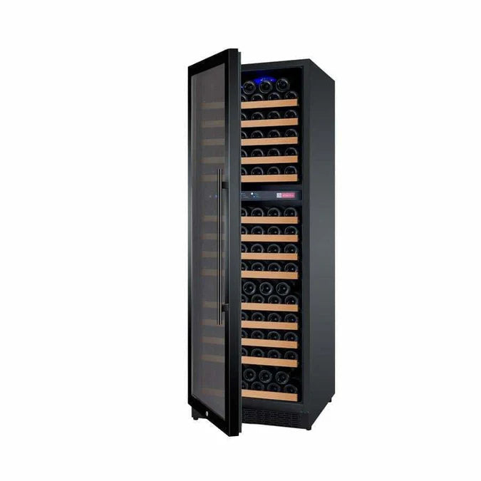 Allavino FlexCount 172 Bottle Dual Zone Black Door Left Hinge Wine Fridge VSWR172-2BWLN