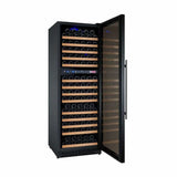 Allavino FlexCount 172 Bottle Two-Zone Black Door Right Hinge Wine Fridge VSWR172-2BWRN
