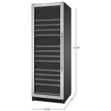 Allavino FlexCount 177 Bottle Single Zone Left Hinge Wine Fridge VSWR177-1SSLN