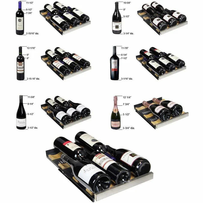 Allavino FlexCount 30 Bottle Single Zone Right Hinge Wine Fridge VSWR30-1SSRN