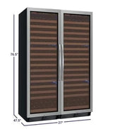 Allavino FlexCount 348 Bottle Dual Zone Wine Fridge 2X-YHWR174-1S20