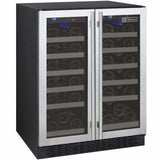Allavino FlexCount 36 Bottle Dual Zone Stainless Steel French Doors Wine Fridge VSWR36-2SSFN DISCONTINUED