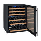 Allavino FlexCount 56 Bottle Dual Zone Black Right Hinge Wine Fridge VSWR56-2BWRN