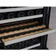 Allavino FlexCount 56 Bottle Dual Zone Stainless Door Right Hinge Wine Fridge VSWR56-2SSRN