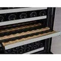 Allavino FlexCount 56 Bottle Dual Zone Stainless Door Right Hinge Wine Fridge VSWR56-2SSRN