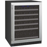 Allavino FlexCount 56 Bottle Dual Zone Stainless Door Right Hinge Wine Fridge VSWR56-2SSRN