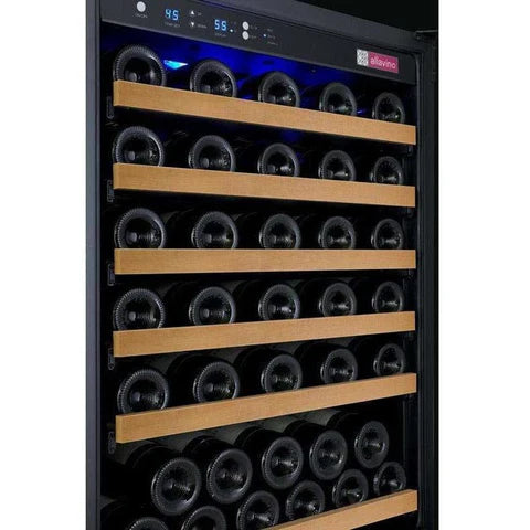 Allavino FlexCount 56 Bottle Single Zone Black Left Hinge Wine Fridge VSWR56-1BWLN