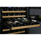 Allavino FlexCount 56 Bottle Single Zone Black Left Hinge Wine Fridge VSWR56-1BWLN