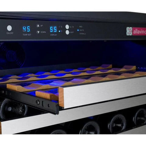 Allavino FlexCount 56 Bottle Single Zone Right Hinge Wine Fridge VSWR56-1SSRN