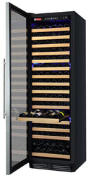 Allavino FlexCount Classic II Tru-Vino 174 Bottle Single Zone Stainless Steel Left Hinge Wine Fridge YHWR174-1SL20
