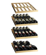 Allavino FlexCount Classic II Tru-Vino 174 Bottle Single Zone Stainless Steel Left Hinge Wine Fridge YHWR174-1SL20