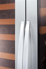 Allavino FlexCount Classic II Tru-Vino 346 Bottle Three Zone Stainless Steel Wine Cooler 3Z-YHWR7274-S20