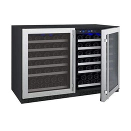 Allavino FlexCount II Tru-Vino 112 Bottle Dual Zone Stainless Steel Wine Fridge 2X-VSWR56-1S20