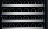 Allavino FlexCount II Tru-Vino 112 Bottle Dual Zone Stainless Steel Wine Fridge 2X-VSWR56-1S20