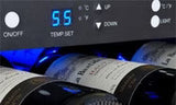 Allavino FlexCount II Tru-Vino 112 Bottle Dual Zone Stainless Steel Wine Fridge 2X-VSWR56-1S20