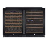 Allavino FlexCount II Tru-Vino 112 Bottle Three Zone Black Wine Refrigerator 3Z-VSWR5656-B20