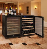 Allavino FlexCount II Tru-Vino 112 Bottle Three Zone Black Wine Refrigerator 3Z-VSWR5656-B20