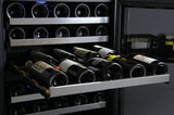 Allavino FlexCount II Tru-Vino 112 Bottle Three Zone Stainless Steel Wine Refrigerator 3Z-VSWR5656-S20